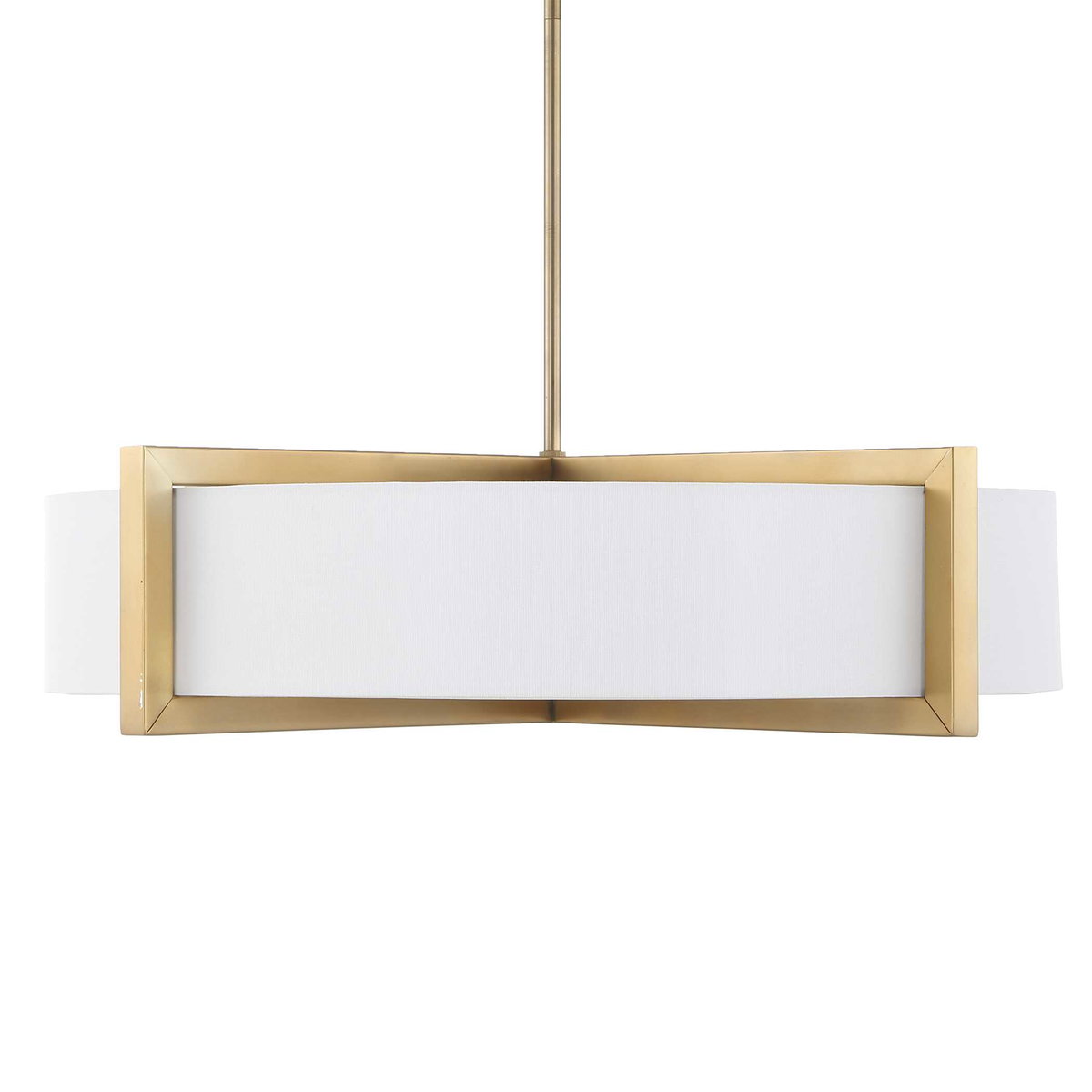 Cresson 4 Light Drum Pendant, by Uttermost, 6.5" height x 30" diameter View 7