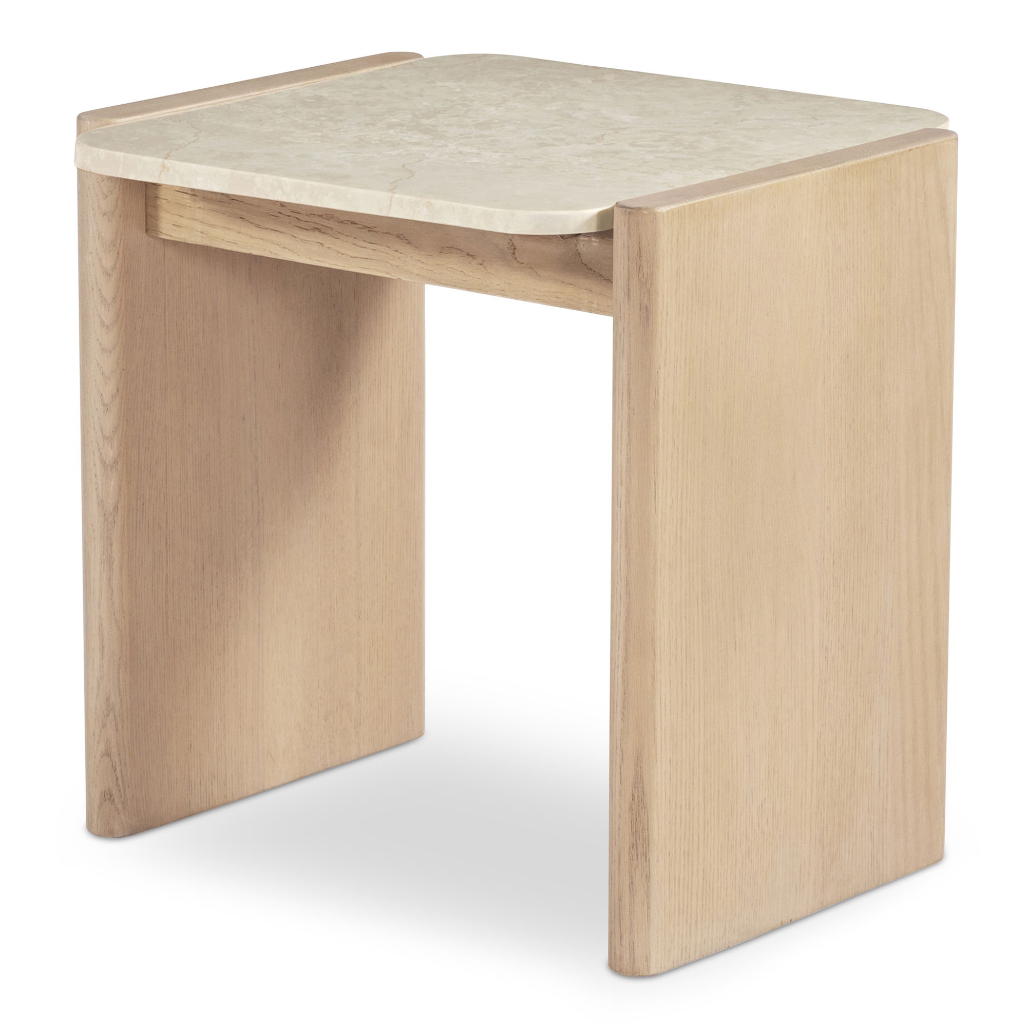 Lane Side Table Natural, Side & End Table by Moe's Home, 20" width x 20" height x 17" depth View 3