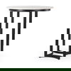 Tanner Marble & Matte Black Bistro Table thumbnail 0