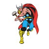 Marvel Classic Thor Comic Peel & Stick Giant Wall Decal, by York Wall, 3'3.6" length x 1'6" width x 0.02" depth thumbnail