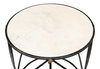 Drum & Fife Lamp Table  Aged Wht Marble, by Sarreid, 2' length x 2' width x 2'5" height thumbnail 12