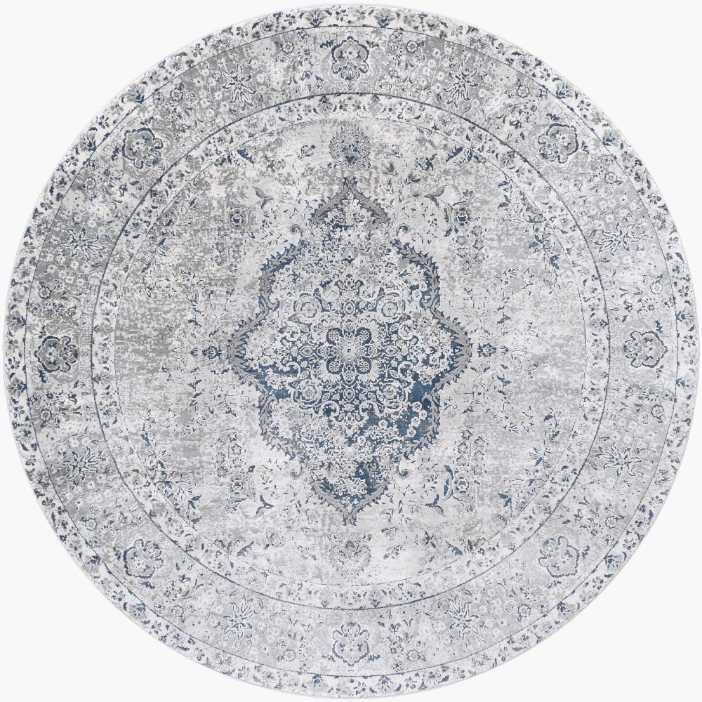 Aisha Machine Woven Rug, by Surya, 1'3.75" length x 1'3.75" width