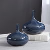 Zayan Blue Vases Set/2, Decorative by Uttermost, 9" width x 7.87" height x 9" depth thumbnail 4