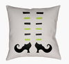 Boo Accent Pillow, Decorative Pillow by Surya, 18" length x 18" width thumbnail