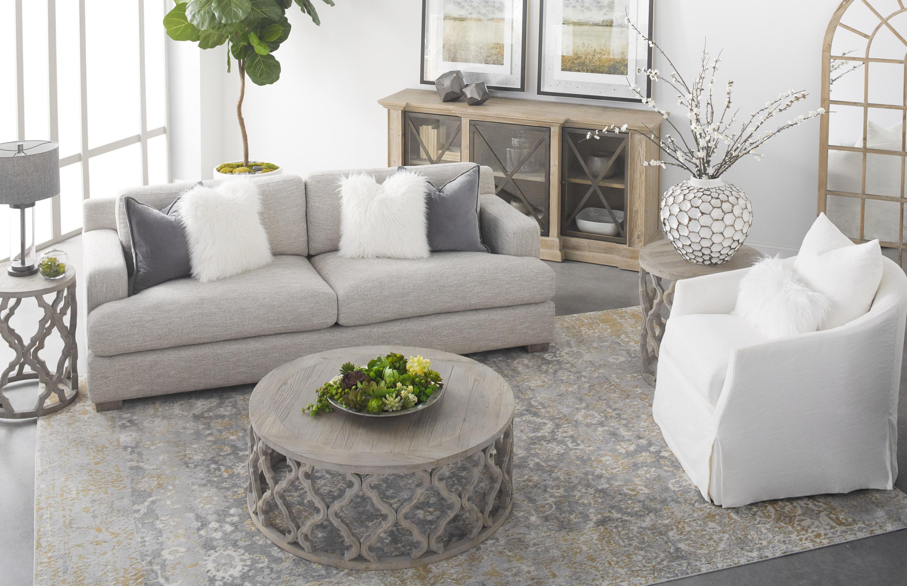 Faye Slipcover Swivel Club Chair large image 