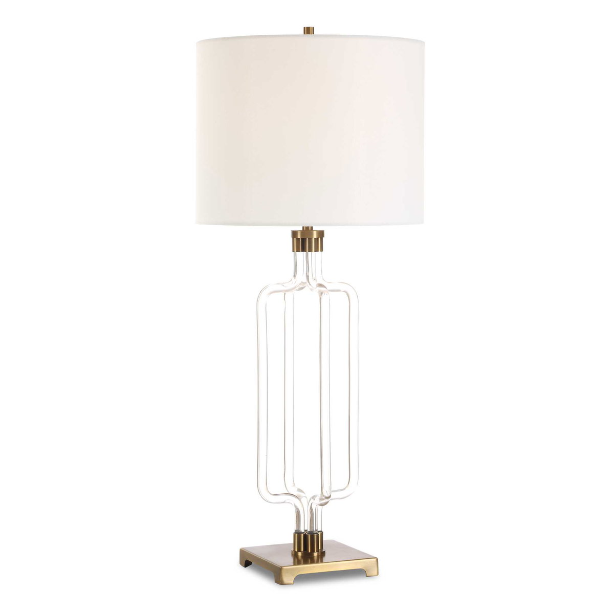 Outline Cordless LED Table Lamp, by Uttermost, 16" width x 30.75" height x 16" depth View 1