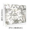 Fiji Garden White Peel & Stick Wallpaper thumbnail 5