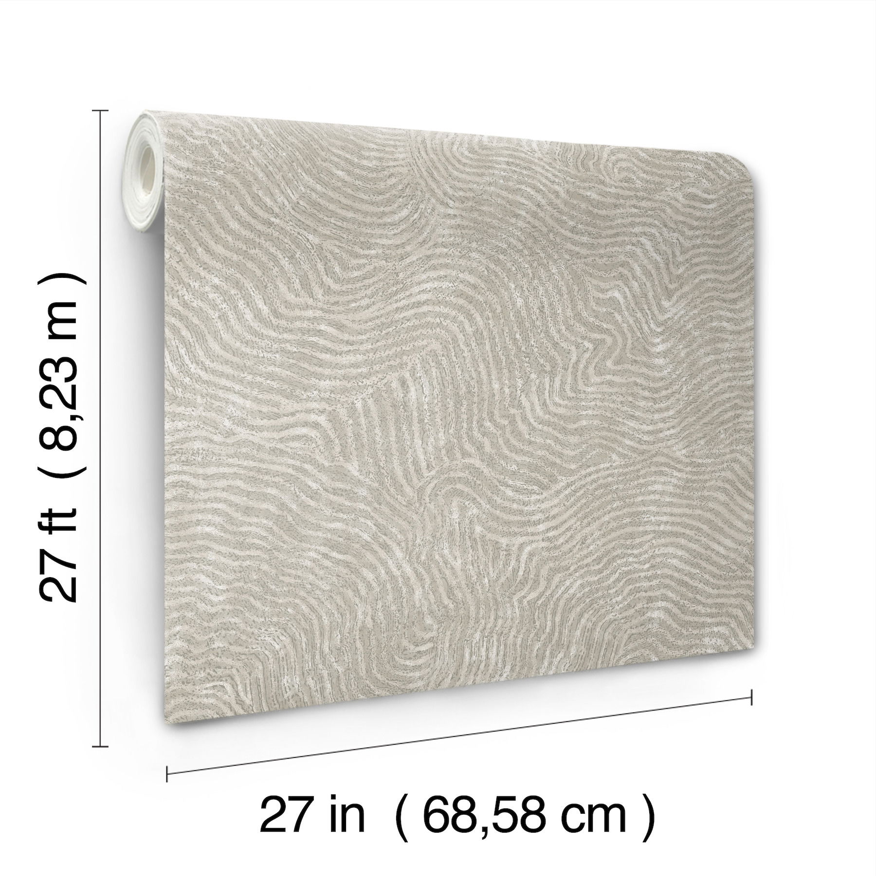 Modern Wood Grey Wallpaper large image 