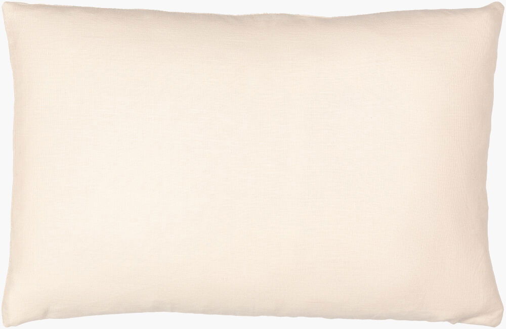 Linen Solid Lumbar Pillow large image 