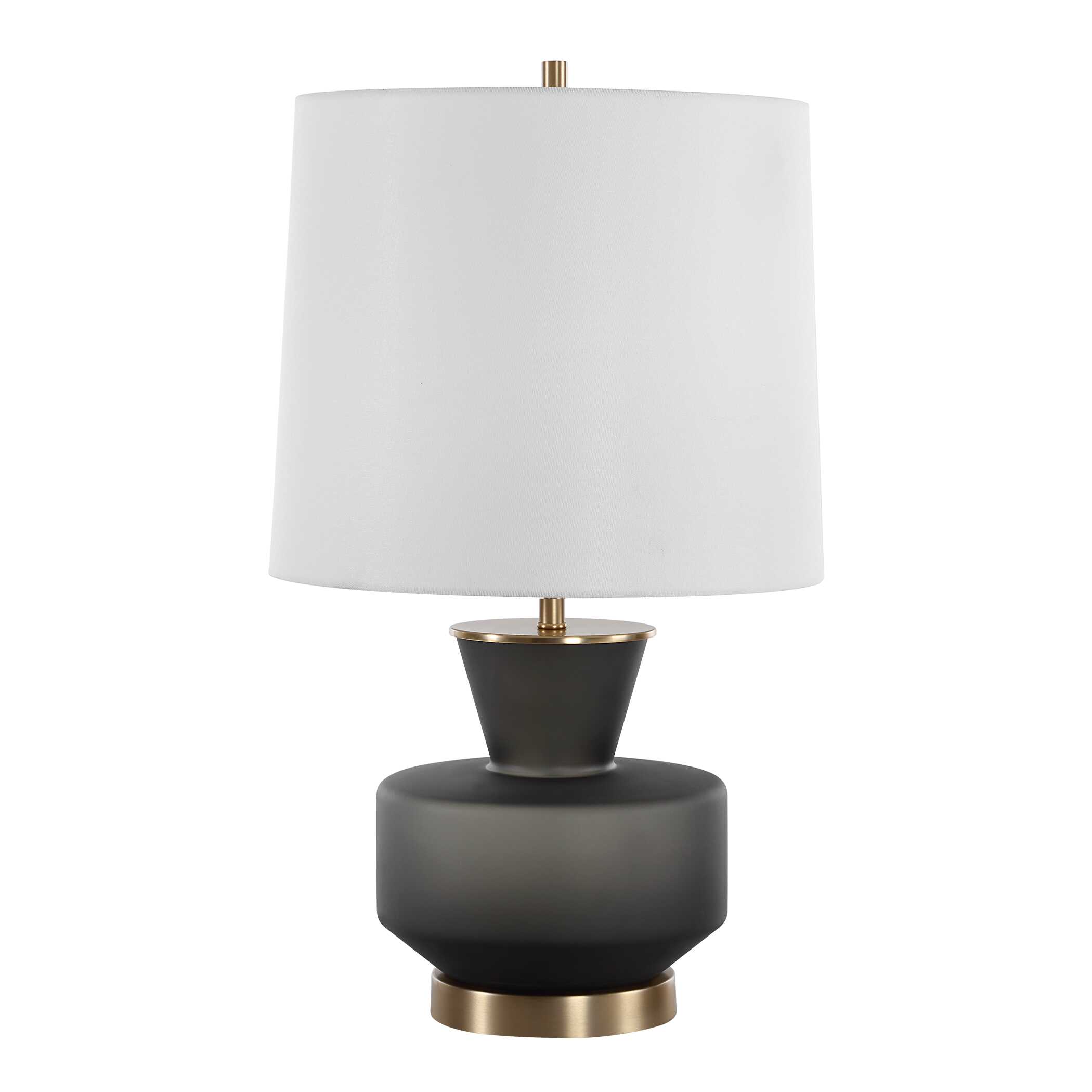 Trentino Black Table Lamp, by Uttermost, 16" width x 28" height x 16" depth View 5