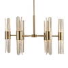 Cret 12 Light Brass Chandelier, by Uttermost, 31" width x 20.62" height x 31" diameter x 31" depth thumbnail 1