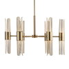 Cret 12 Light Brass Chandelier, by Uttermost, 31" width x 20.62" height x 31" diameter x 31" depth thumbnail 1