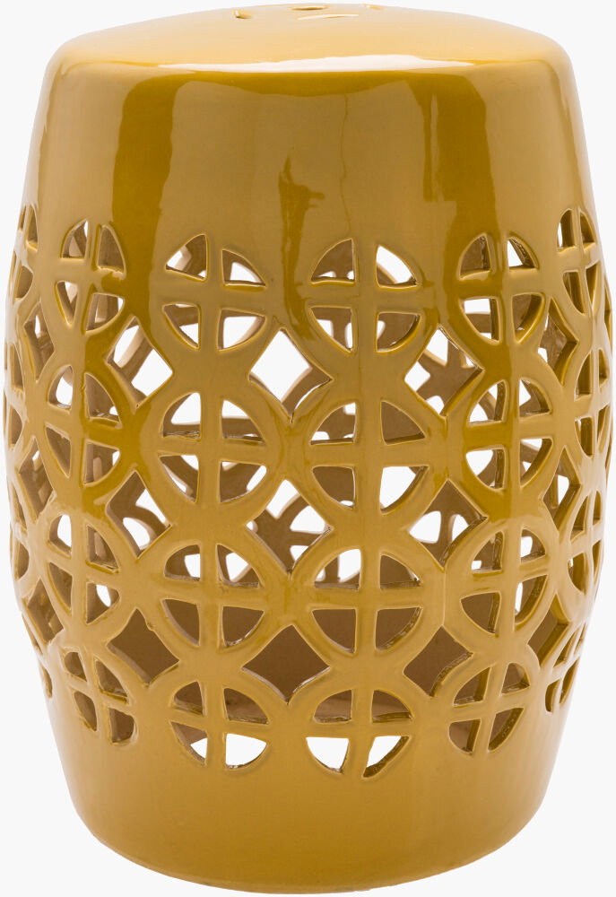 Ridgeway Garden Stool, Outdoor Furniture by Surya, 1'1" width x 1'5" height