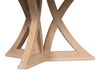 Casual Jupe Dining Table,Bleached Oak,Lg, by Sarreid, 66" length x 66" width x 30" height thumbnail 7
