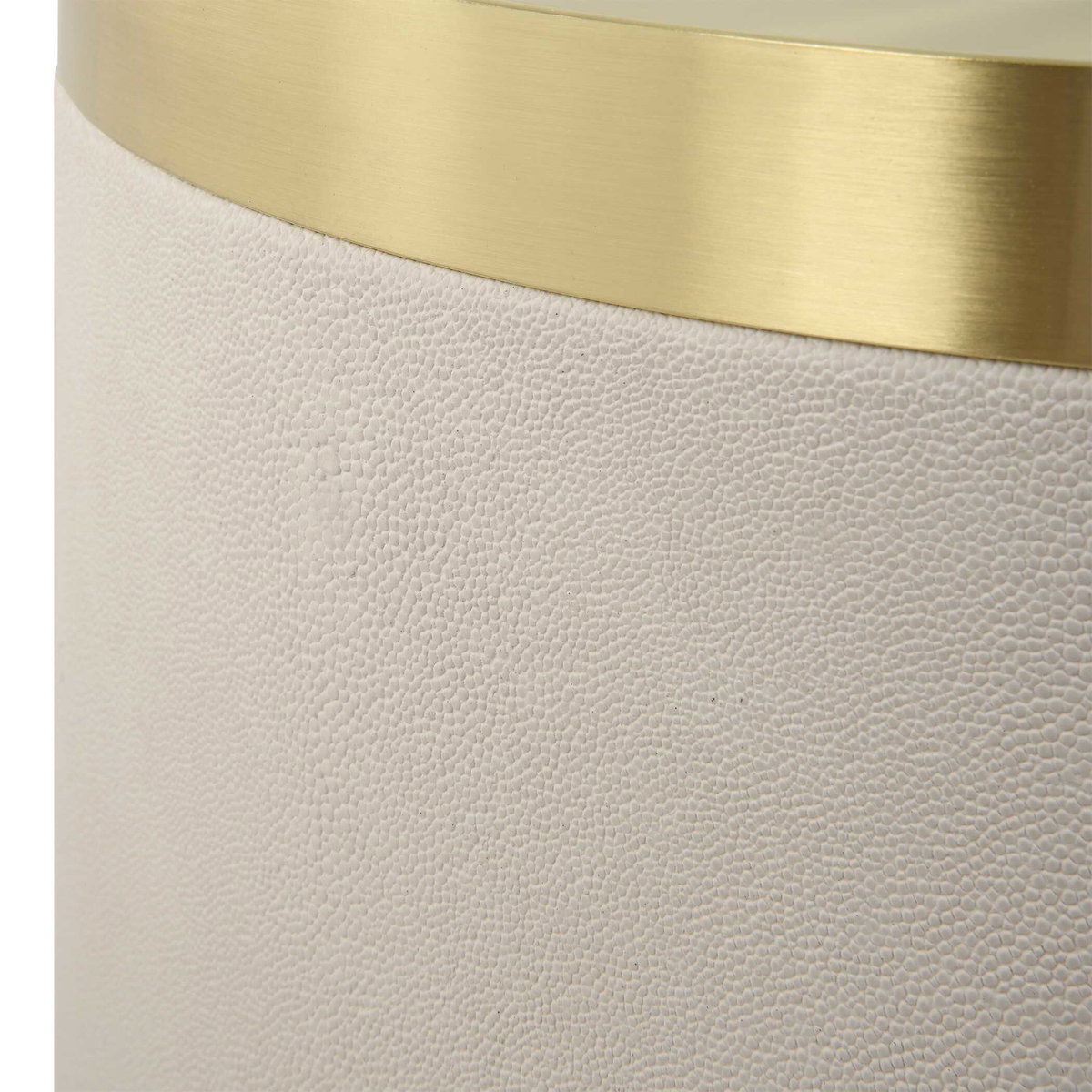 Circuit Brass & White Accent Table, Side & End Table by Uttermost, 13.75" width x 24" height x 13.75" depth View 5