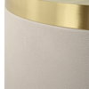 Circuit Brass & White Accent Table, Side & End Table by Uttermost, 13.75" width x 24" height x 13.75" depth thumbnail 5