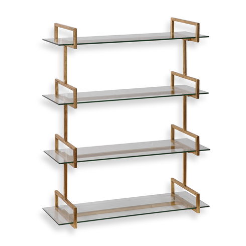 Auley Gold Wall Shelf