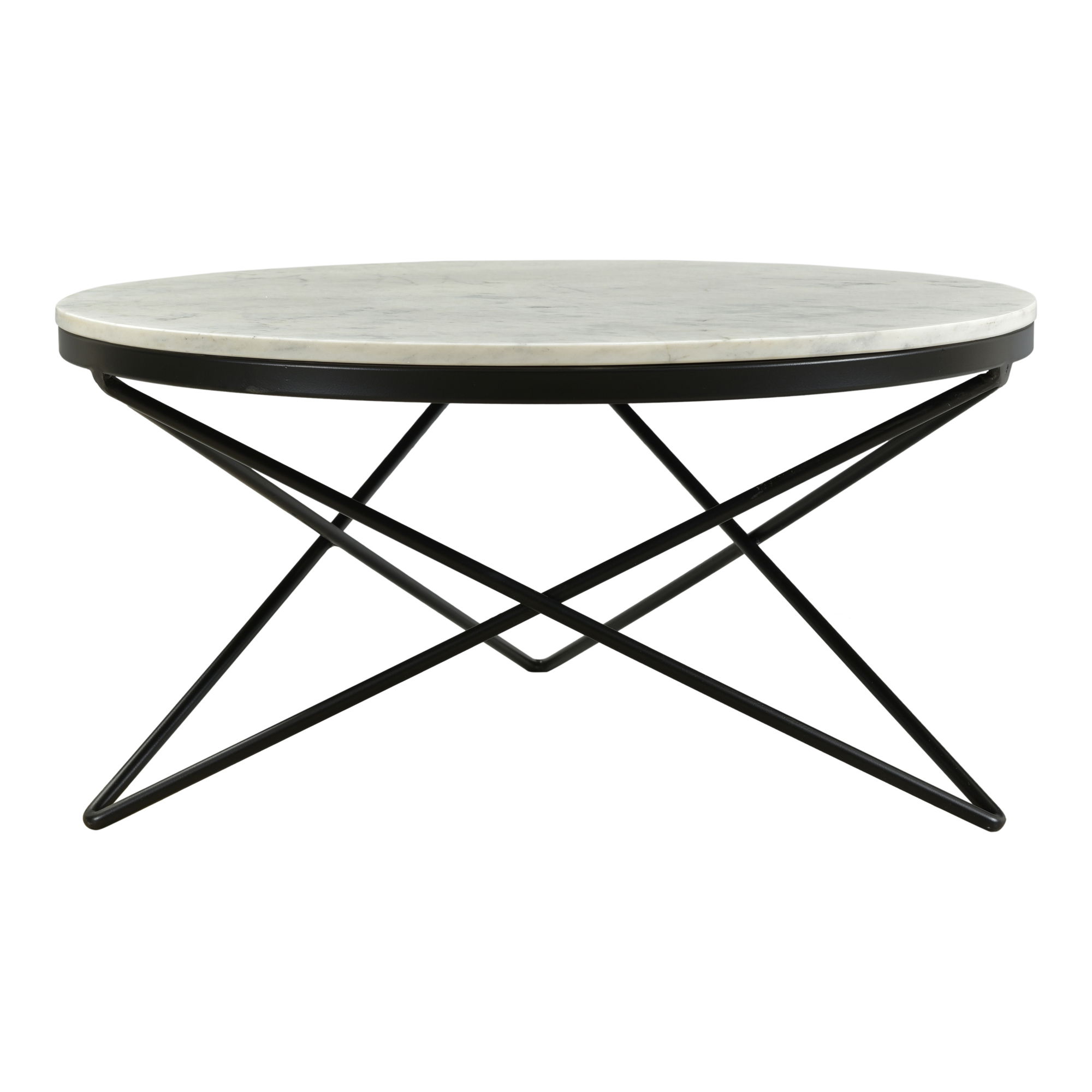 Haley Coffee Table Black, by Moe's Home, 32" width x 16" height x 32" depth View 1