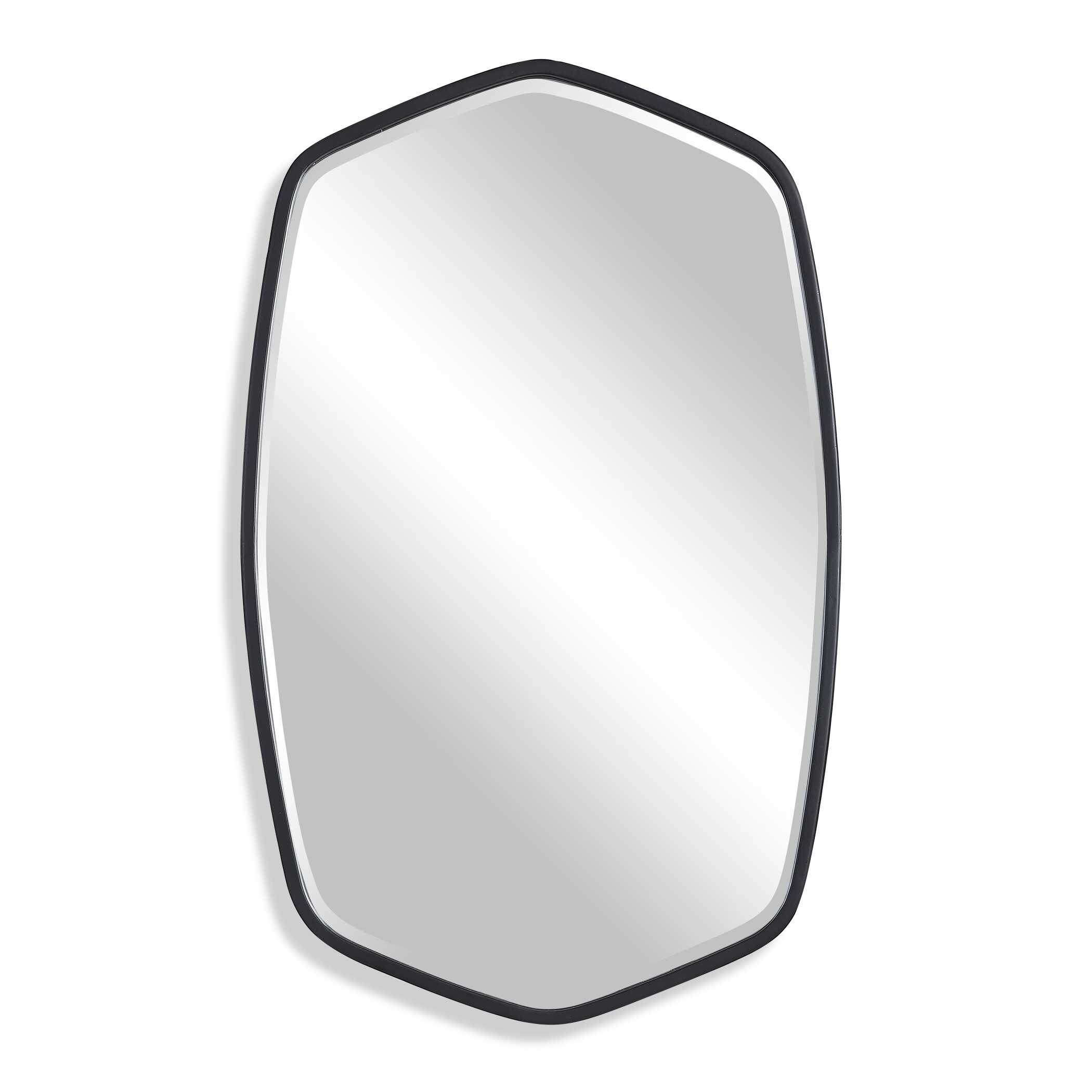 Duronia Black Iron Mirror large image 