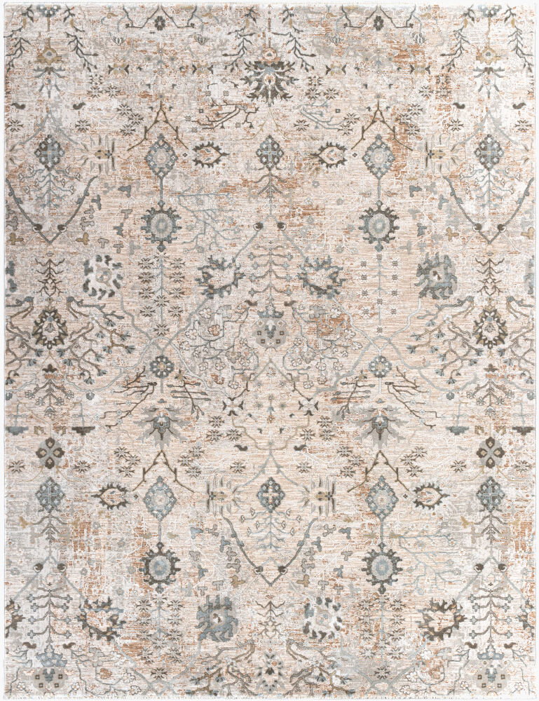 Brunswick Machine Woven Rug, by Surya, 7'10.49" length x 7'10.49" width