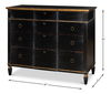Azzalene Single Dresser  Black W/Gold thumbnail 9