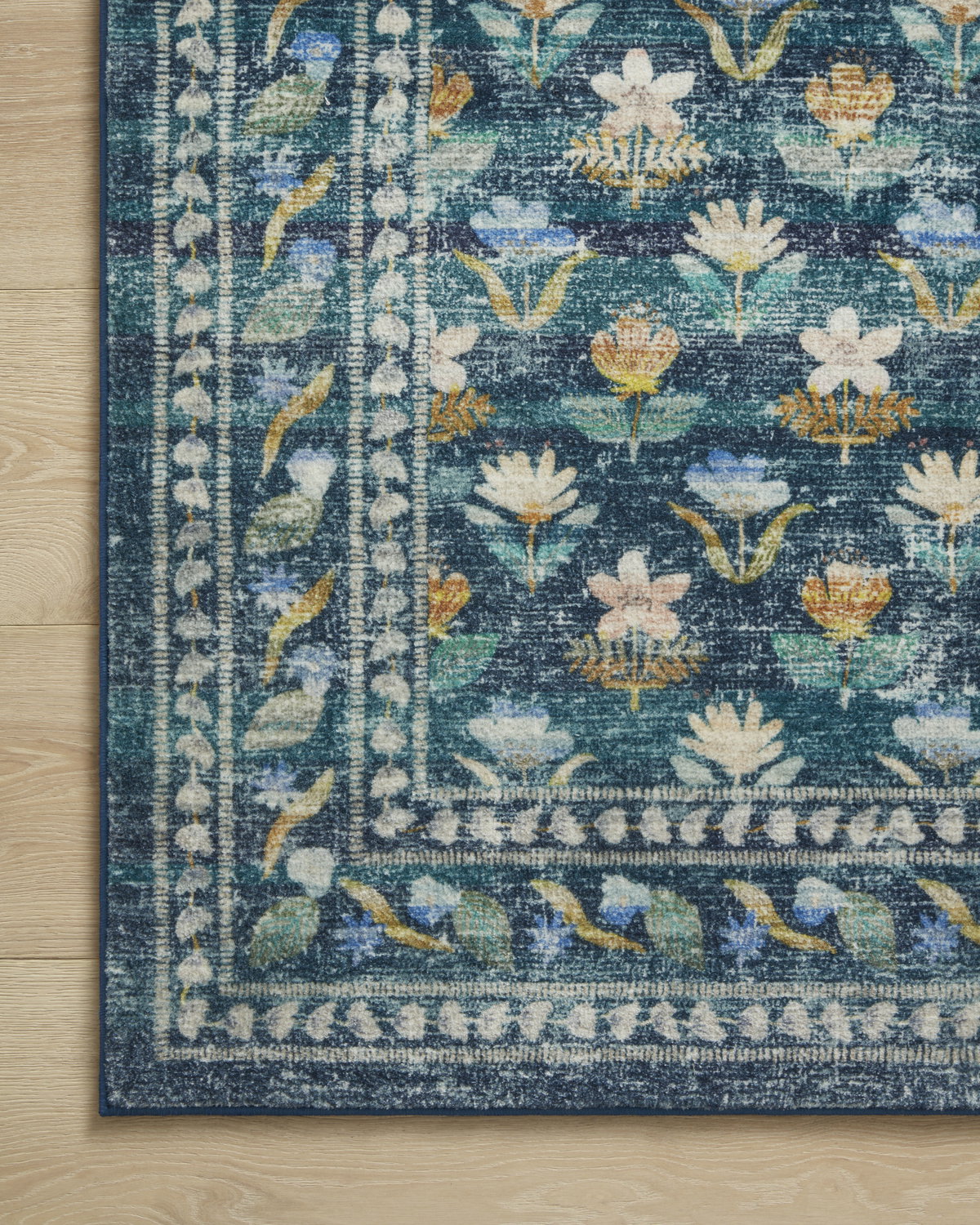 Rifle Paper Co. x Loloi Courtyard Rug, 2'6" length x 7'6" width View 7