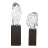 Crystal Peak Sculptures Set/2, Figurines & Statue by Uttermost, 3.5" width x 13" height x 3" depth thumbnail 3