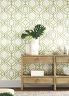 Sawgrass Trellis Green Wallpaper thumbnail 1