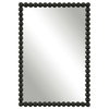 Serna Black Vanity Mirror, by Uttermost, 1'8.5" width x 2'6" height x 2" depth thumbnail 1