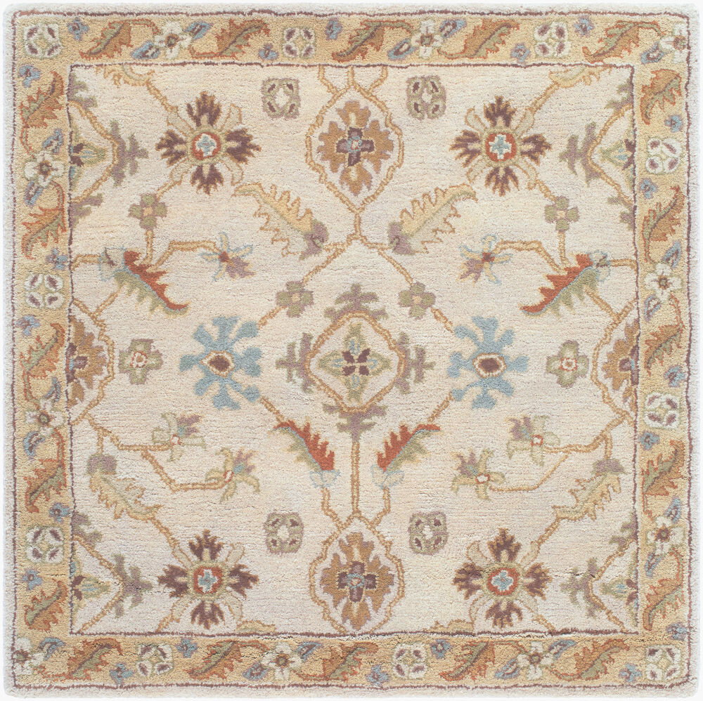 Caesar Handmade Rug, by Surya, 4' length x 4' width