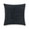 Loloi Dark Navy Pillow, Decorative Pillow, 22" length x 22" width thumbnail