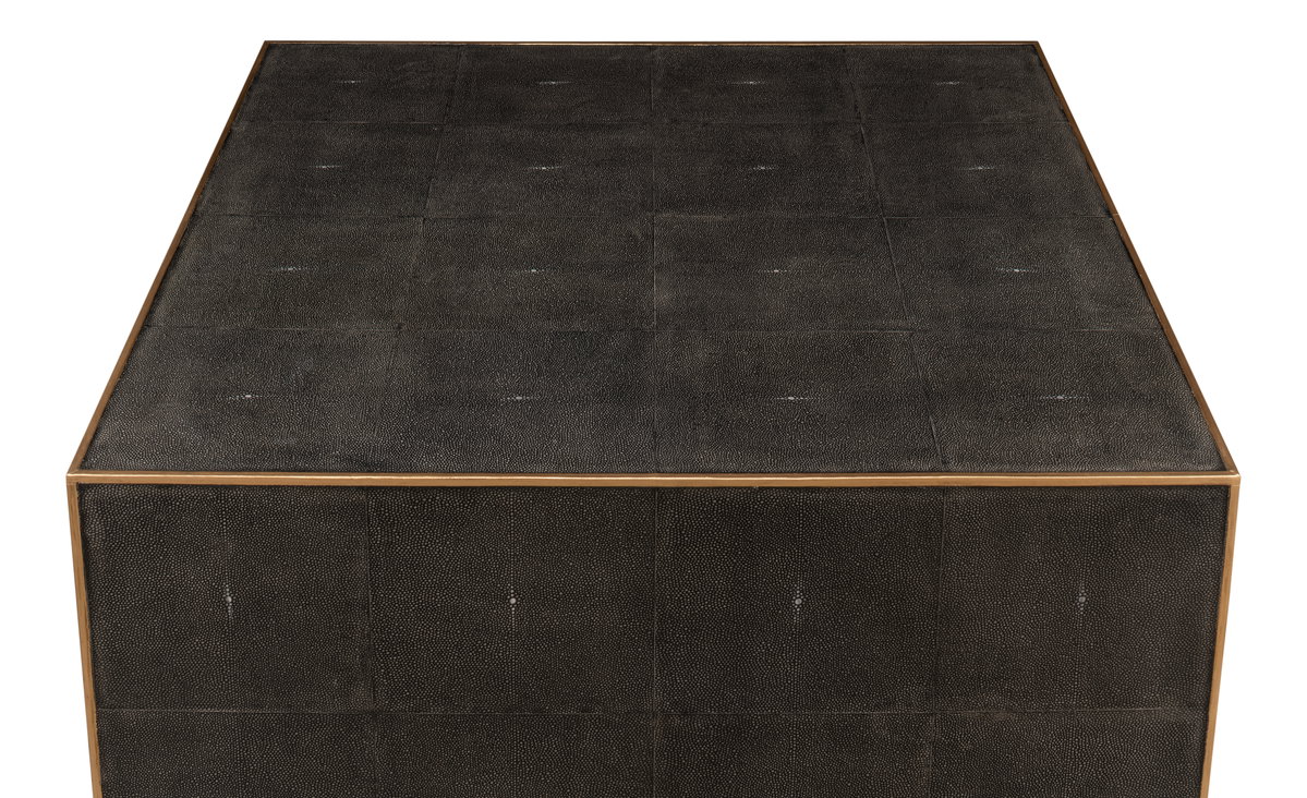 Midnight Coffee Table, by Sarreid, 3' length x 3' width x 1'6" height View 8