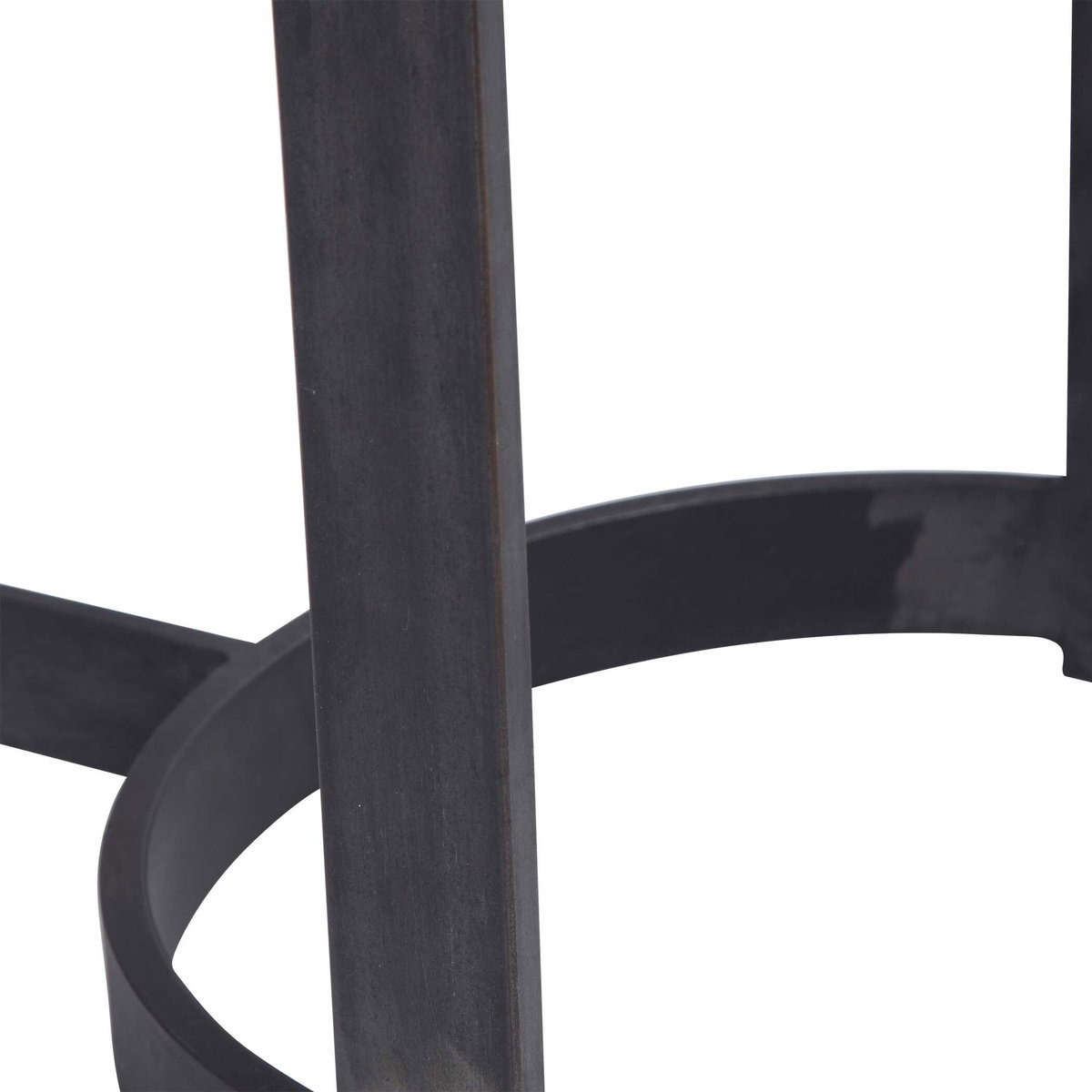 Basuto Steel Console Table, by Uttermost, 62" width x 31.9" height x 15.9" depth View 7