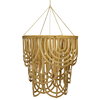 Scallop Chandelier, by Woven, 32.25" height x 29.75" diameter thumbnail 1