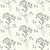 Wildflower Black & White Wallpaper thumbnail 0