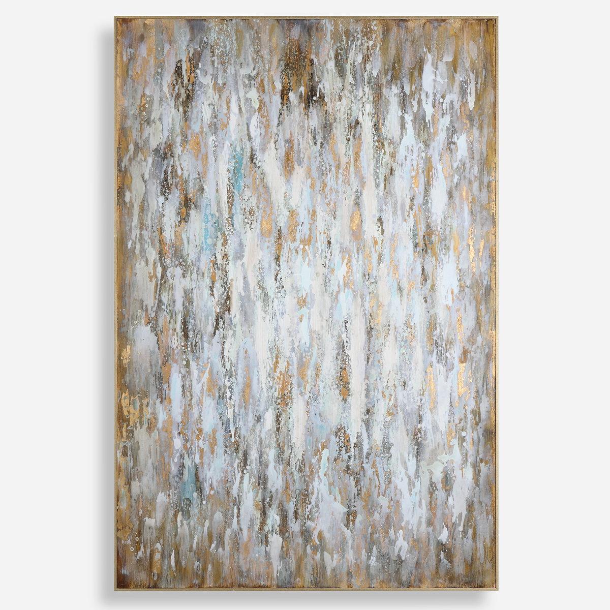 Bright Morning Abstract Art, Painting by Uttermost, 48.75" width x 72.75" height x 2.25" depth View 1