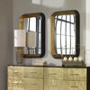 Niva Metallic Gold Wall Mirror, by Uttermost, 28" width x 42.13" height x 4" depth thumbnail 5