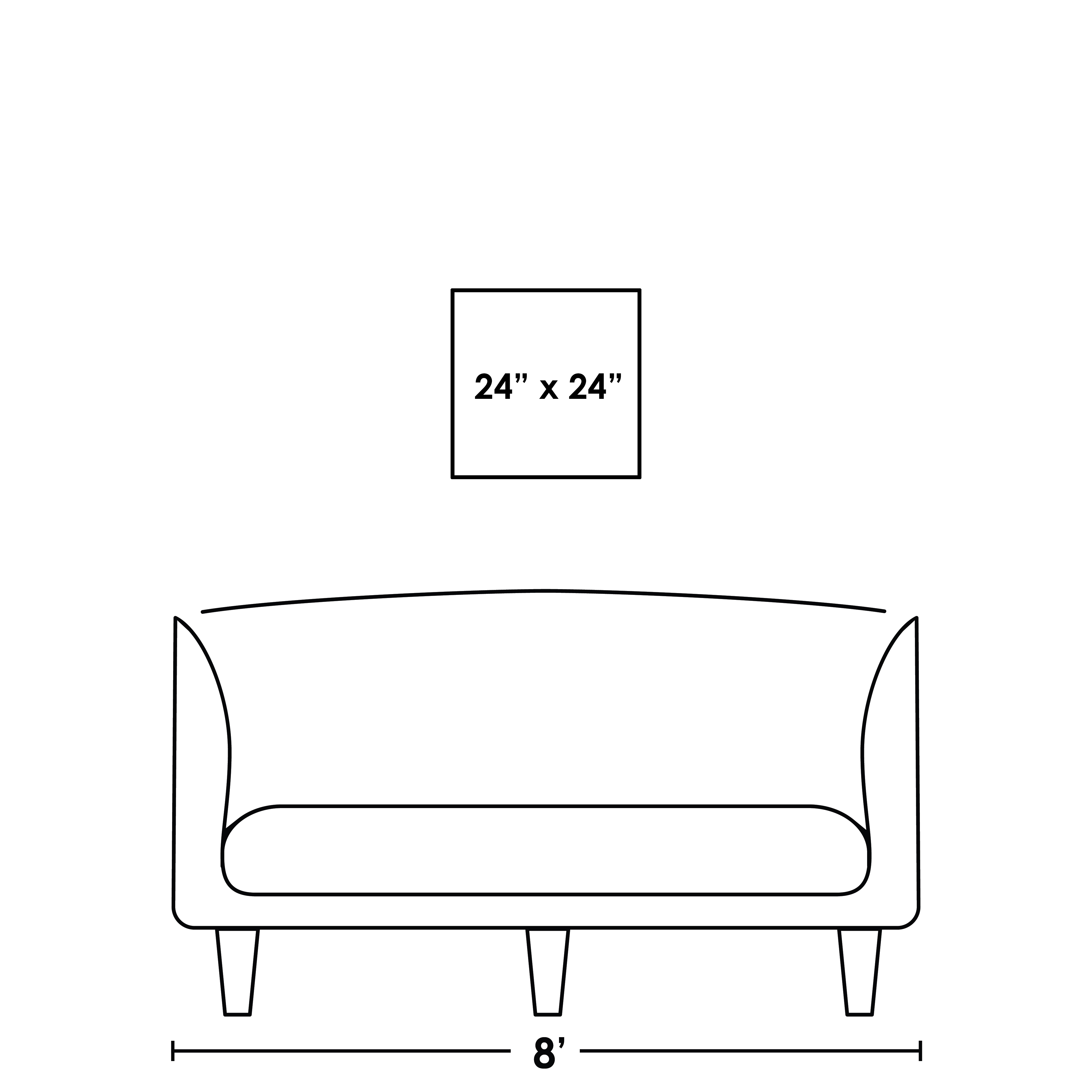 25.5 x 25.5 Layered Dimensions, Art by Leftbank Art, 25.5" width x 25.5" height View 4