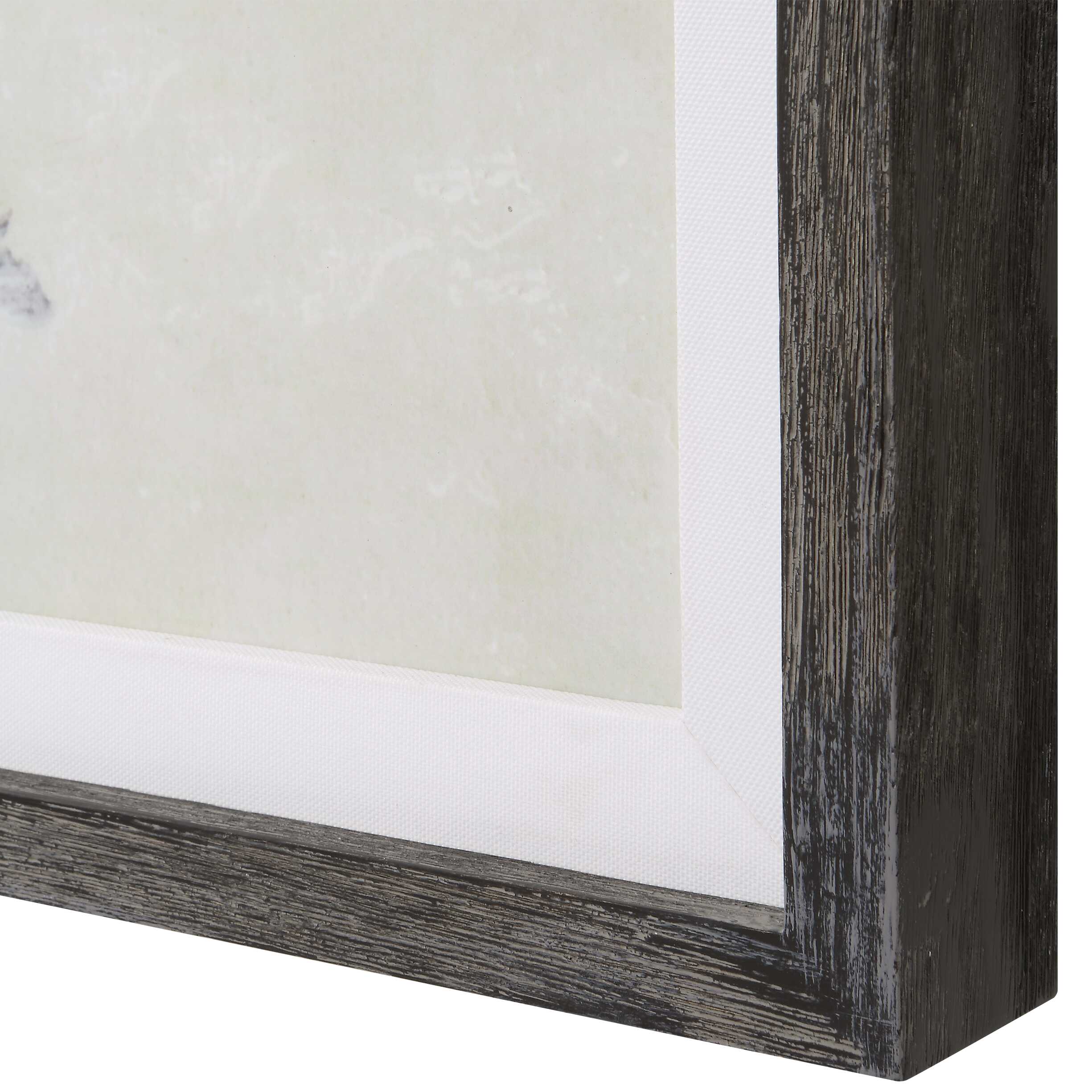 Graphite Horizon Framed Prints Set/3 large image 
