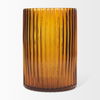 Dawn Short Amber Glass Vase thumbnail 3