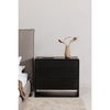 Quinton 3 Drawer Nightstand Black thumbnail 8