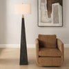 Lathey Tapered Floor Lamp, by Uttermost, 1'7" width x 5'8" height x 1'7" depth thumbnail 5
