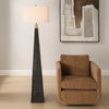 Lathey Tapered Floor Lamp, by Uttermost, 19" width x 68" height x 19" depth thumbnail 5