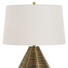 Knowles Brass Table Lamp, by Uttermost, 17" width x 25" height x 17" depth thumbnail 6