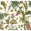 Fiji Garden White & Teal Wallpaper, by York Wall, 27' length x 2'3" width x 0.02" depth thumbnail 1