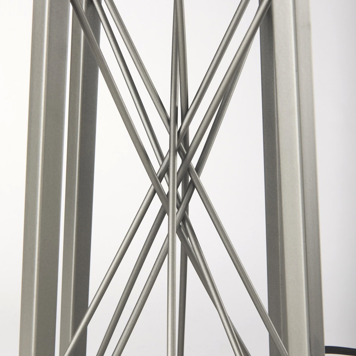 Raen (28.5'H) Gray Metal Octagonal Base with Beige Shade Table Lamp, by Mercana, 16" length x 16" width x 28.5" height View 8