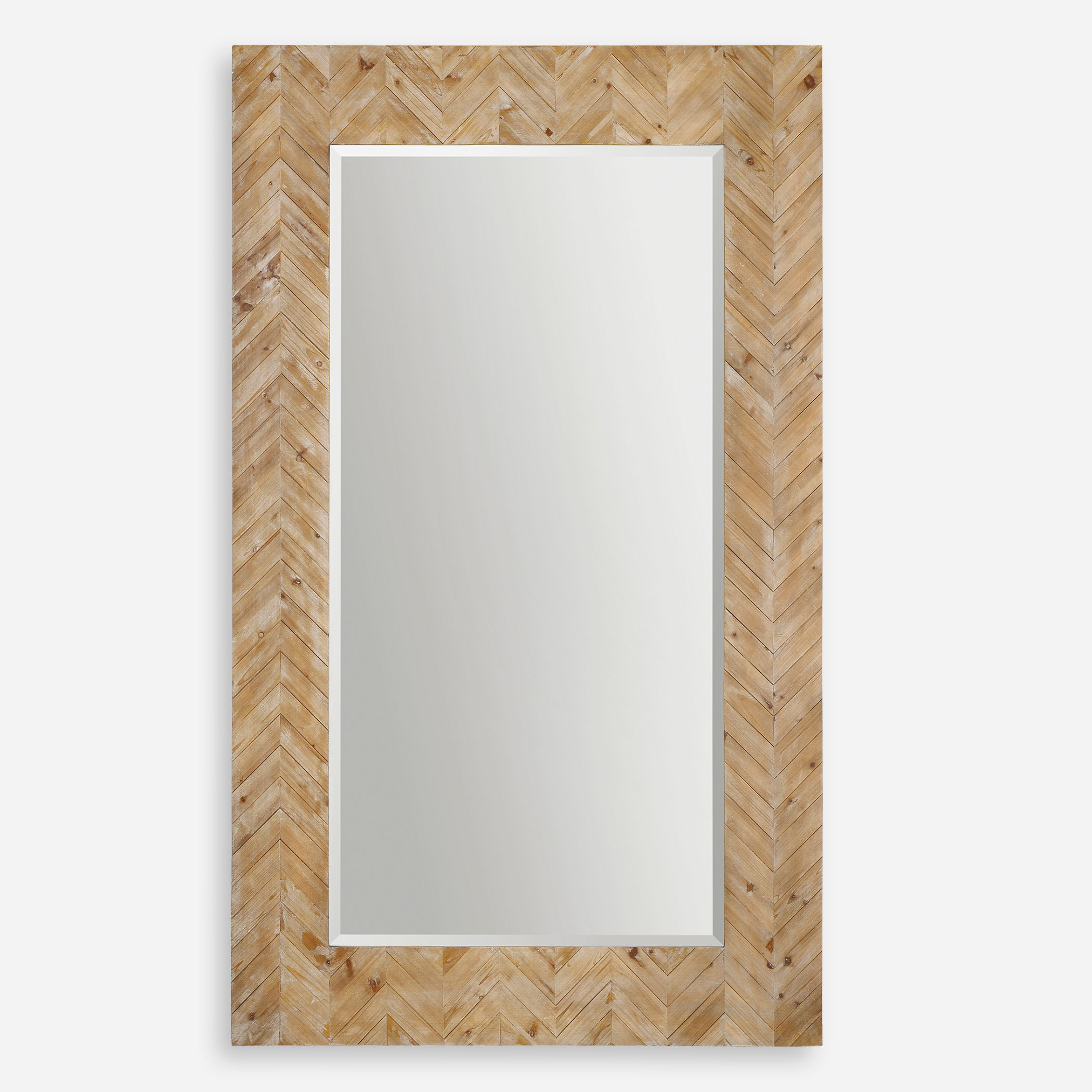 Demetria Oversized Wooden Mirror, by Uttermost, 43.75" width x 74" height x 2.12" depth View 1