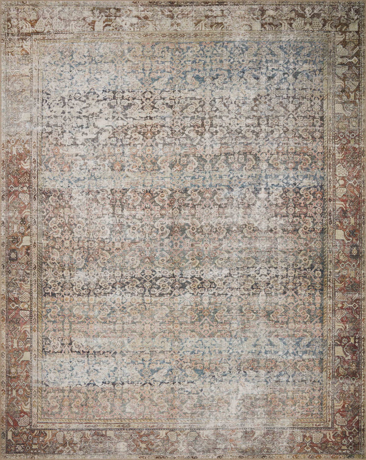 Amber Lewis x Loloi Georgie Rug, 2'6" length x 7'6" width View 1