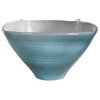 Blue Crest Ceramic Bowl, Decorative Tray by Uttermost, 17" width x 9" height x 13.5" depth thumbnail 6
