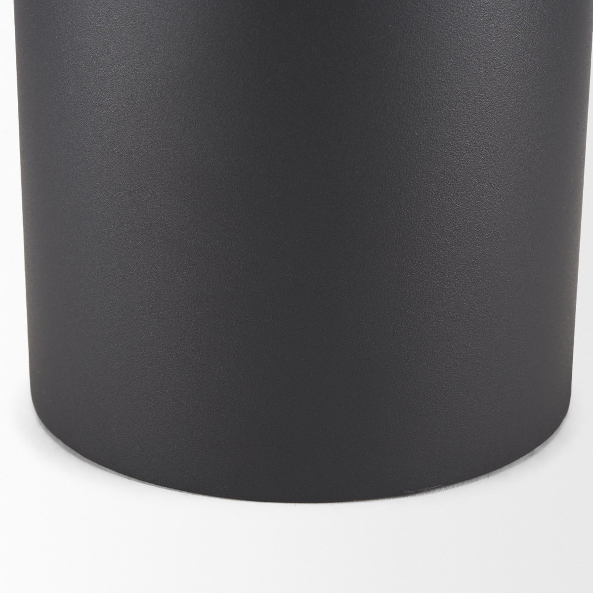 Tosca Tall Matte Black Metal Vase, by Mercana, 6.3" length x 6.3" width x 13.98" height View 9